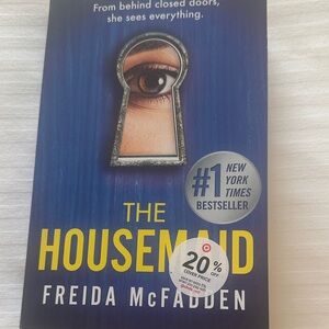 Like new paperback; Frieda McFadden’s The Housemaid